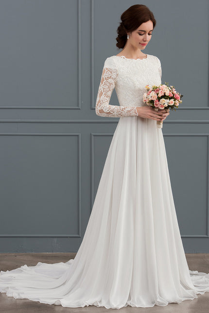 Robe Ivoire Manche Longue - gallery 3