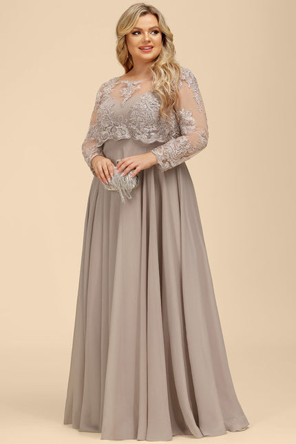 Robe De Soirée Longue Manche Longue Paillette - gallery 9