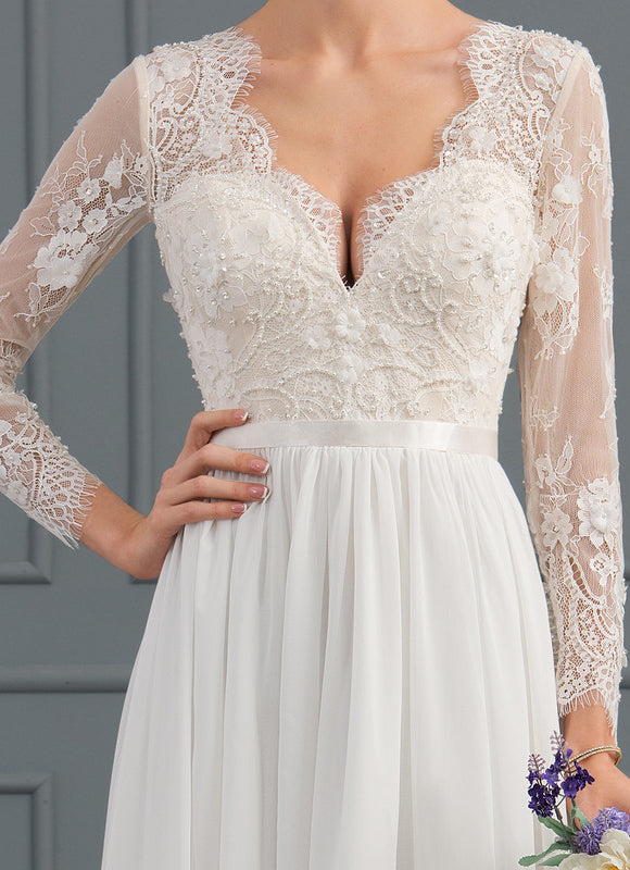 Robe Manche Longue Élégance Florale - gallery 5