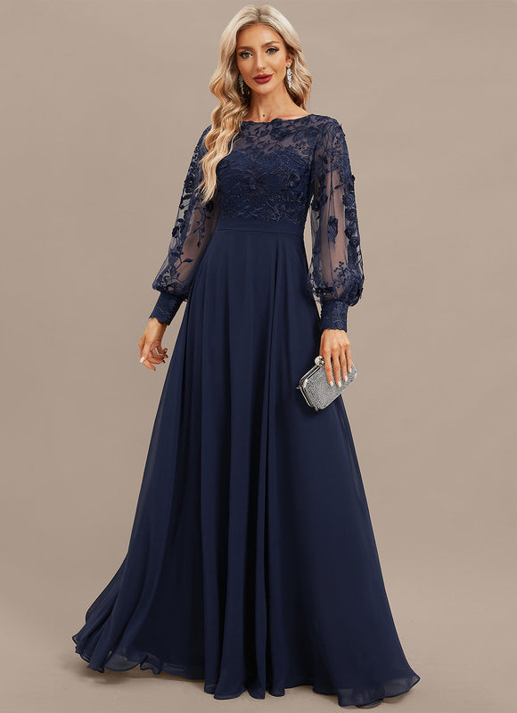 Robe Manche Longue Fluide Brodée - gallery 4