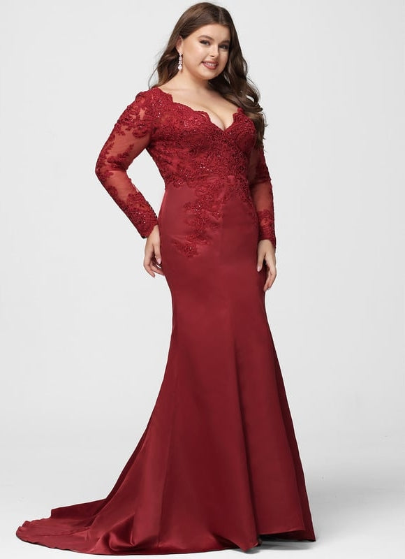 Robe Moulante Manche Longue Dentelle - gallery 7