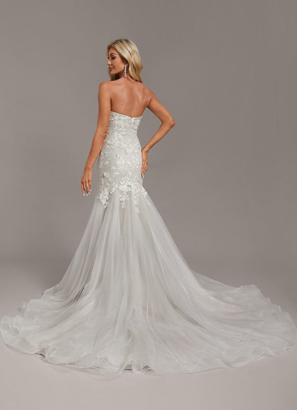 Robe De Mariee Sirene Manches Longues - gallery 8