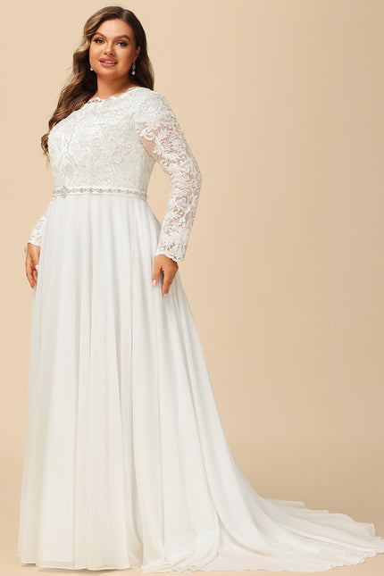 Robe Ivoire Manche Longue - gallery 5