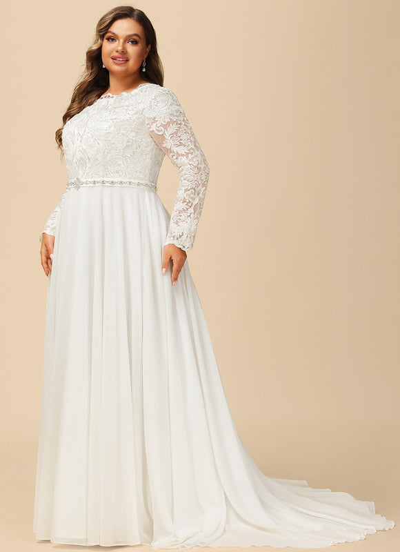 Robe Ivoire Manche Longue - gallery 5