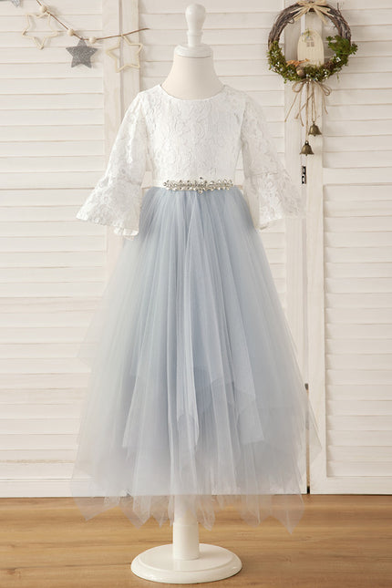 Robe Cérémonie Fille Manche Longue