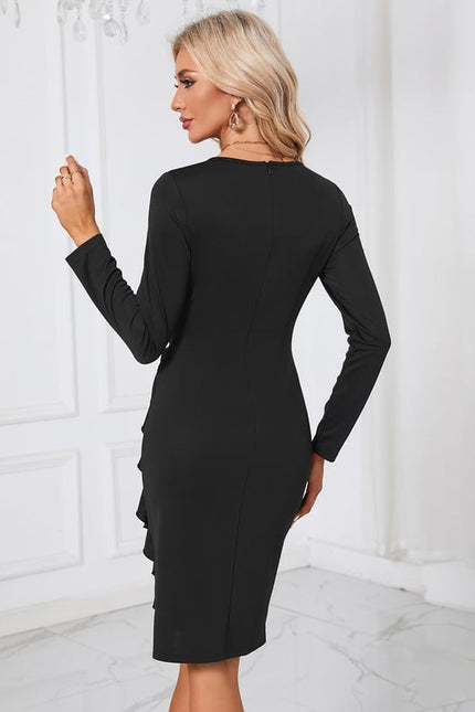 Robe Manche Longue Habillee - gallery 3