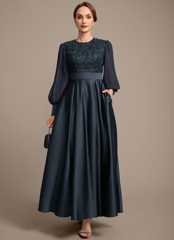 Robe Longue Manche Papillon - gallery 2