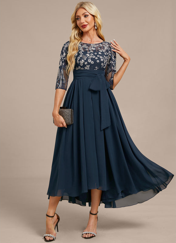 Robe Manche Longue Fluide Élégante - gallery 4