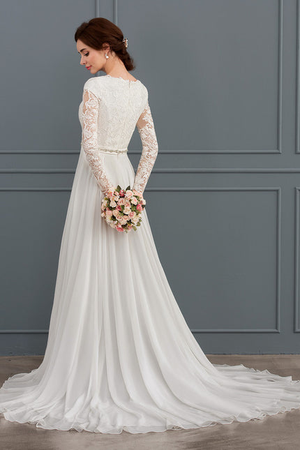 Robe Ivoire Manche Longue - gallery 4