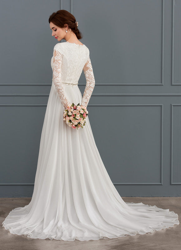 Robe Ivoire Manche Longue - gallery 4