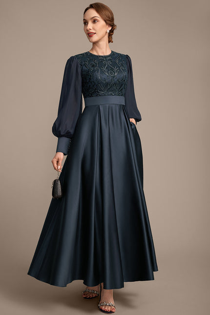 Robe Longue Manche Papillon - gallery 5