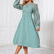 Robe Col Rond Manche Longues