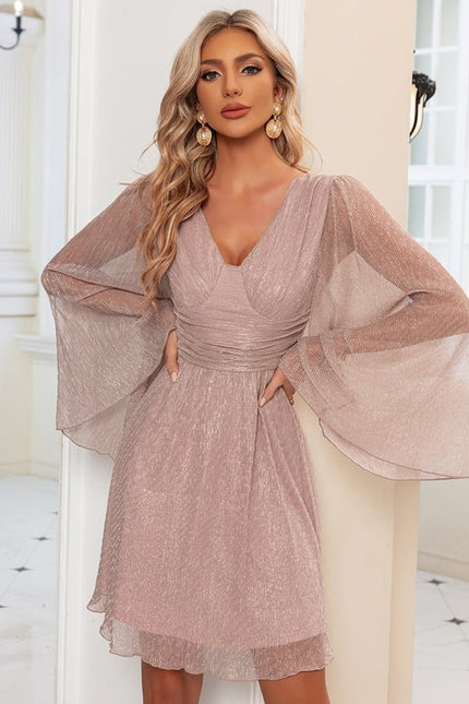 Robe Manche Longue Patineuse - gallery 1
