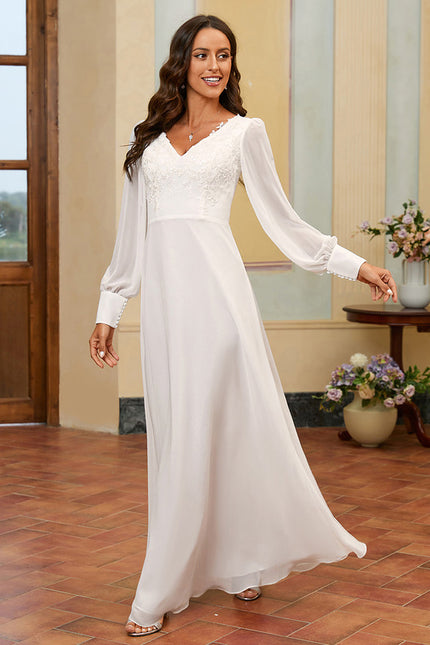 Robe Mariee Boheme Manche Longue - gallery 3