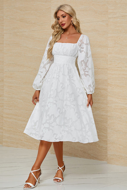 Robe Mi Longue Avec Petite Manche - gallery 3