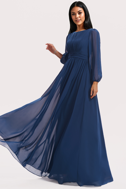 Robe Longue Manche Longue Modanisa