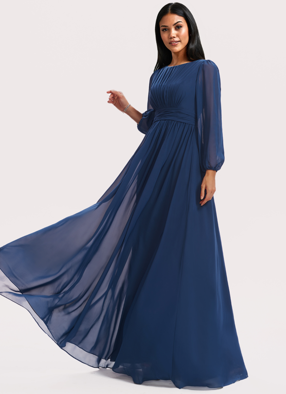 Robe Longue Manche Longue Modanisa