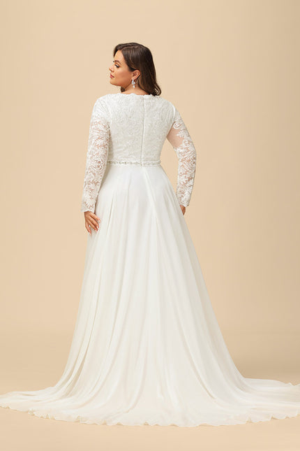Robe Ivoire Manche Longue - gallery 6