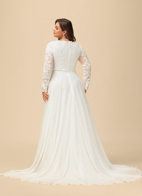 Robe Ivoire Manche Longue - gallery 6