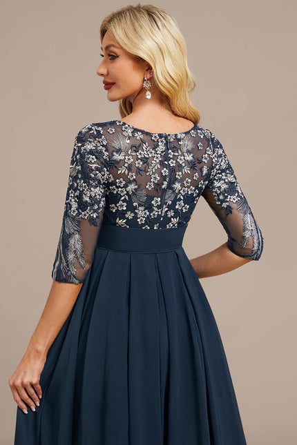 Robe Manche Longue Fluide Élégante - gallery 6