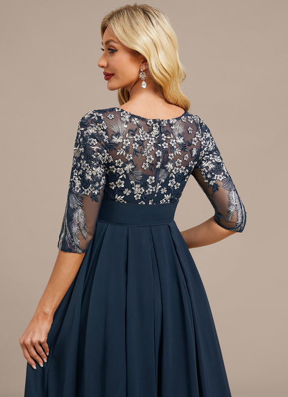 Robe Manche Longue Fluide Élégante - gallery 6