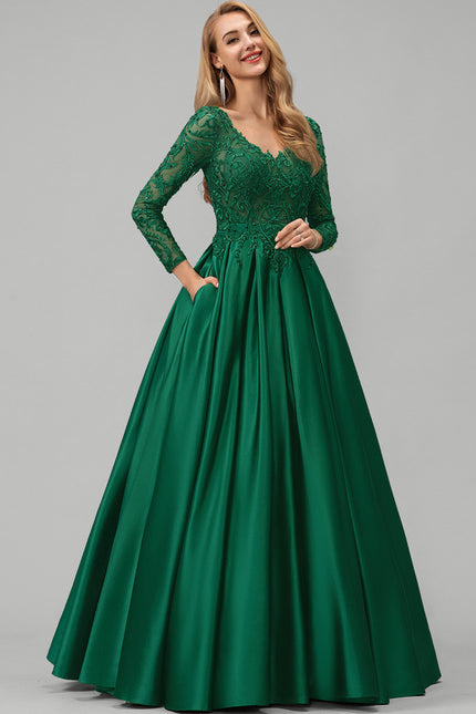 Robe De Bal Manche Longue