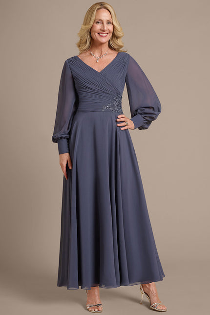 Robe Plissée Manche Longue - gallery 1