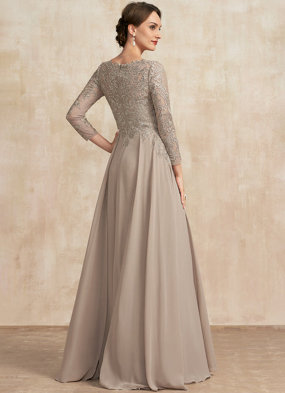 Robe Manche Longue Fluide Ornée - gallery 6