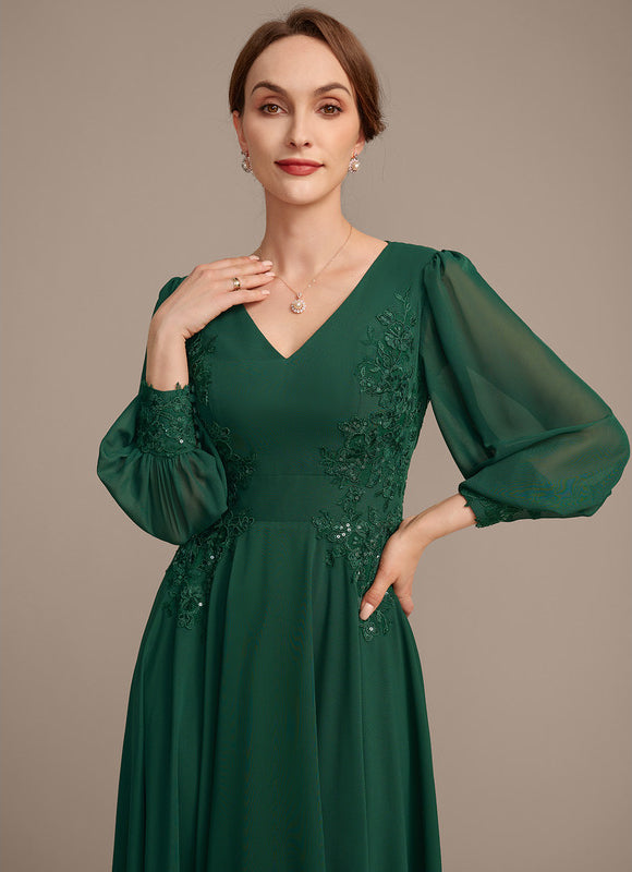 Robe Manche Longue Invitée Mariage - gallery 1