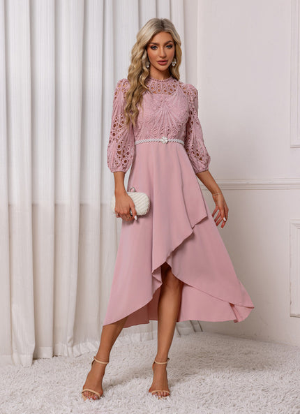 Robe Dentelle Manches Longues