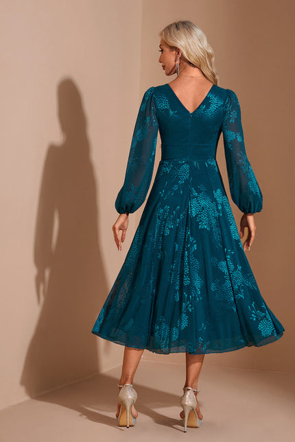 Robe Manche Longue Trapeze - gallery 1