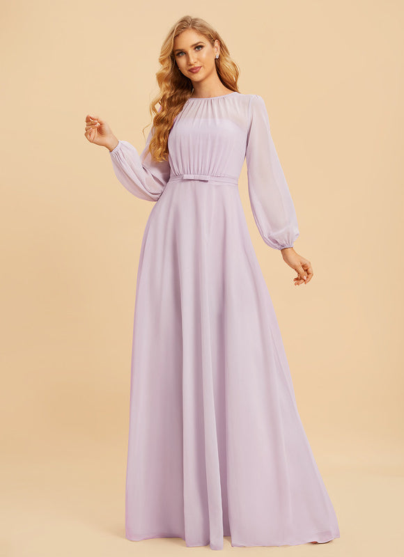 Robe Manche Longue Demoiselle D'Honneur