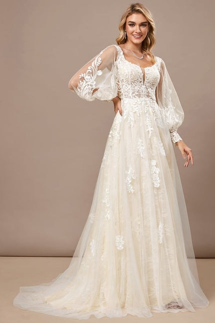 Robe Manche Longue Bohème Élégante - gallery 5