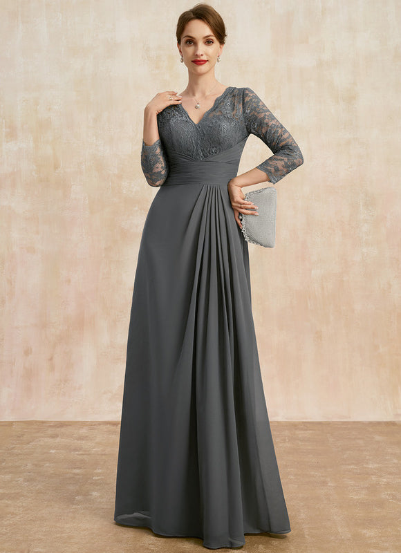 Robe De Soirée Manche Longue Grande Taille - gallery 4