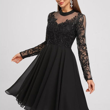 Robe Cocktail Mariage Manche Longue
