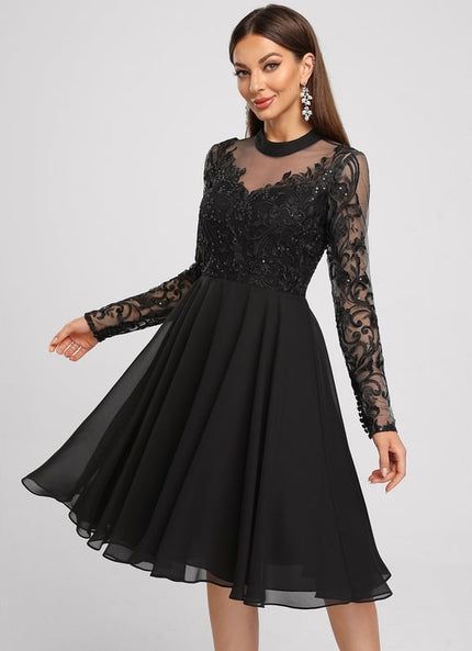 Robe Cocktail Mariage Manche Longue