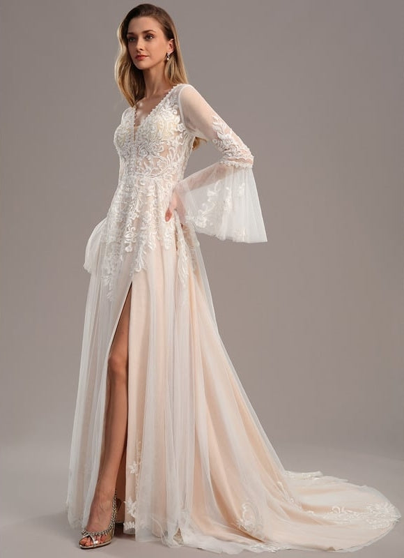 Robe Manche Longue Decollete - gallery 1