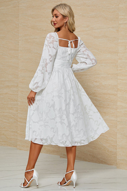 Robe Mi Longue Avec Petite Manche - gallery 1