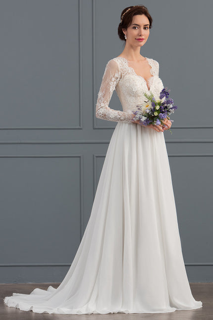 Robe Manche Longue Élégance Florale - gallery 1