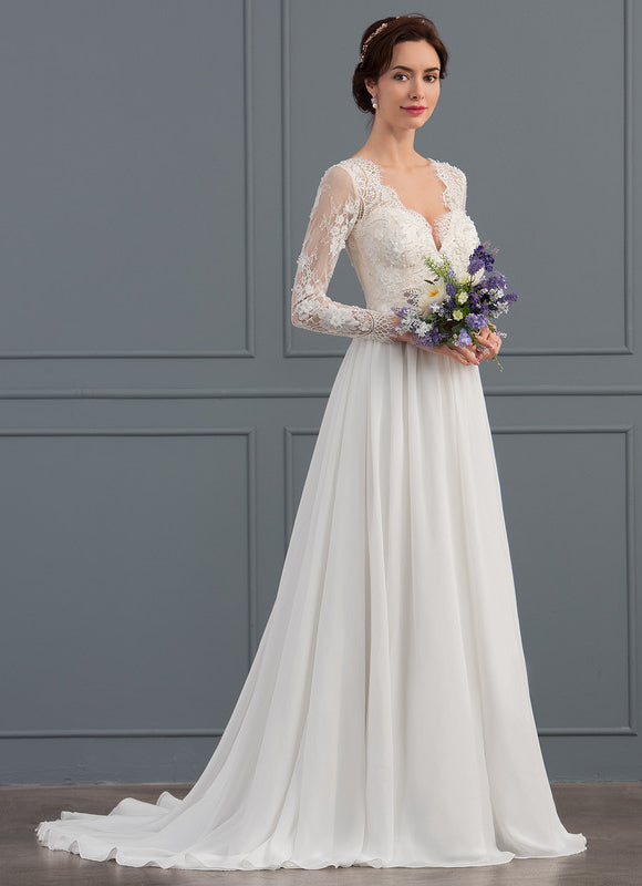 Robe Manche Longue Élégance Florale - gallery 1
