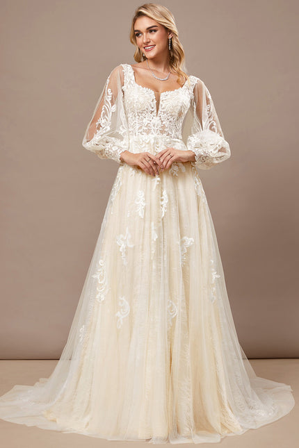 Robe Manche Longue Bohème Élégante - gallery 1