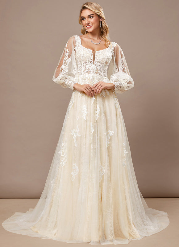 Robe Manche Longue Bohème Élégante - gallery 1
