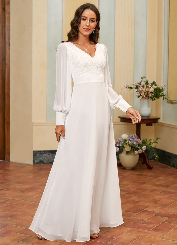 Robe Mariee Boheme Manche Longue - gallery 1