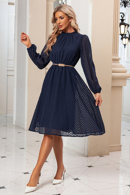 Robe Volant Manche Longue - gallery 2