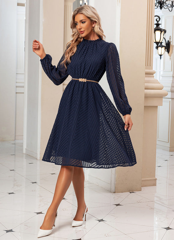 Robe Volant Manche Longue - gallery 2