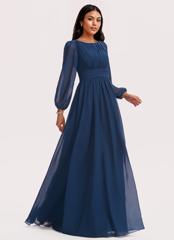 Robe Longue Manche Longue Modanisa - gallery 1