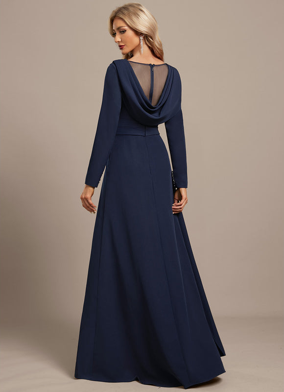 Robe De Soirée Avec Manche Longue - gallery 5