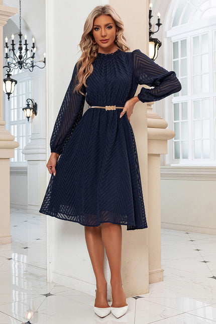 Robe Volant Manche Longue - gallery 3