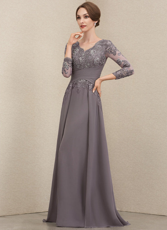 Robe De Soirée Manche Longue Grande Taille - gallery 2